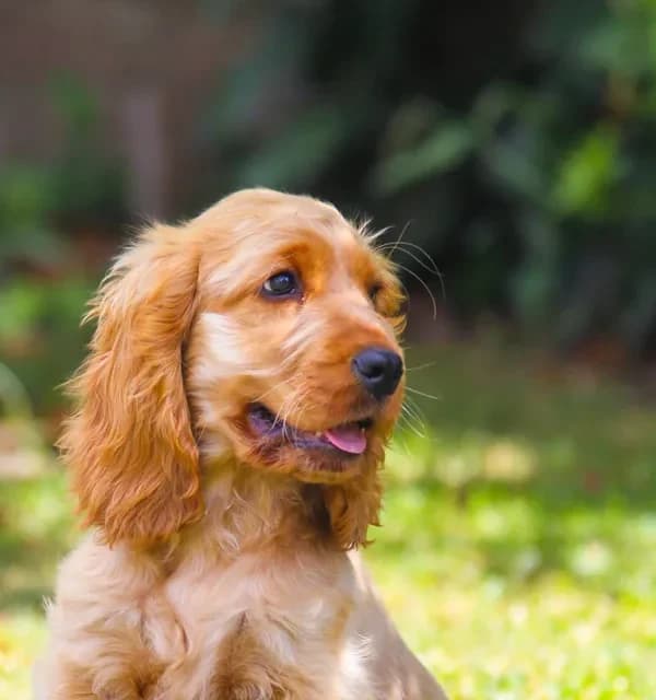 Fotografia original da mesma cocker spaniel